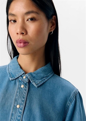 Frame 2/4 denim skjorte Light Blue Denim Object 